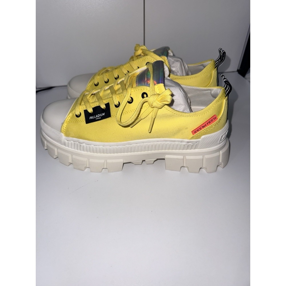 Palladium Women's Revolt Lo TX Aurora Yellow Shoes Chunky Women's Size 10 NWOB - Picture 6 of 10